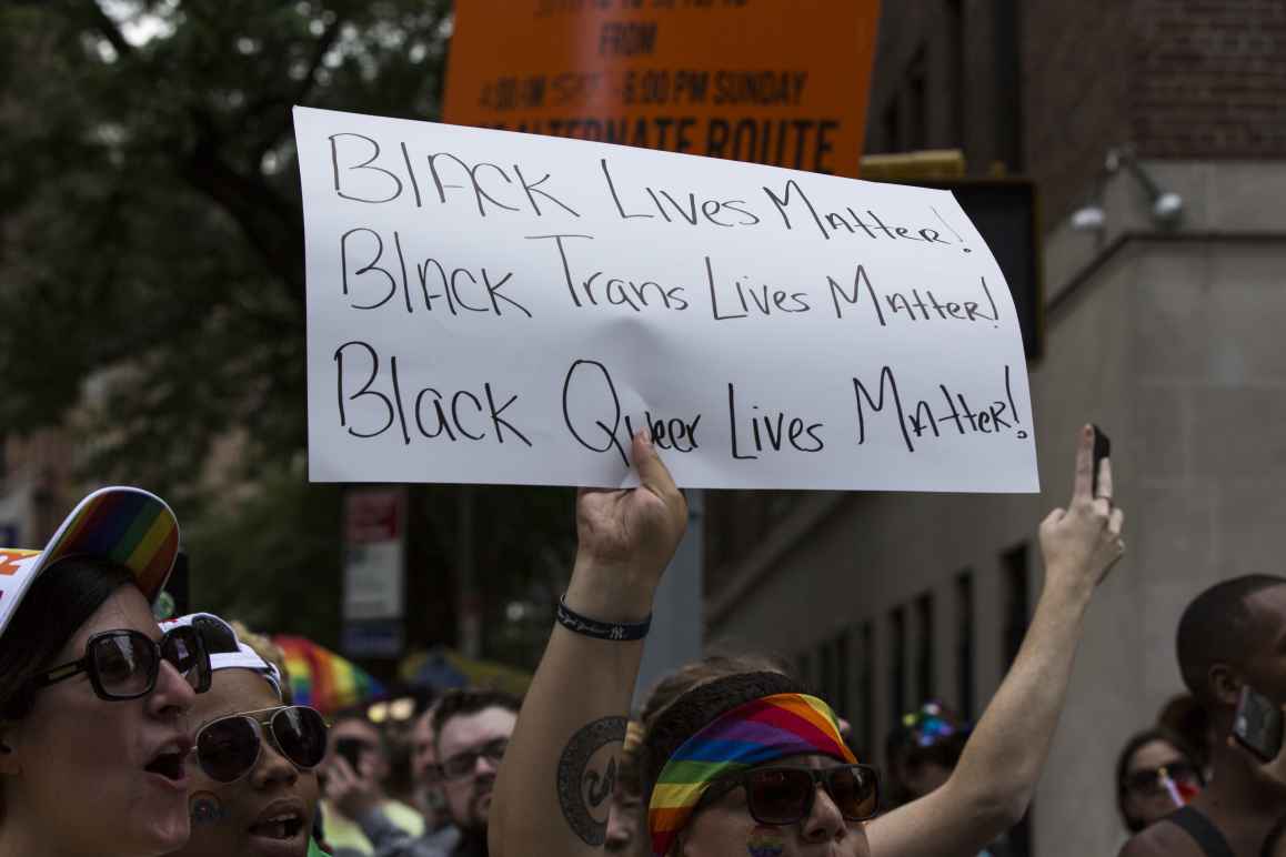 Black Trans Lives Matter Protest Sign