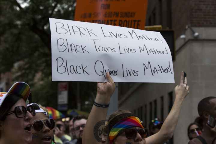 Black Trans Lives Matter Protest Sign