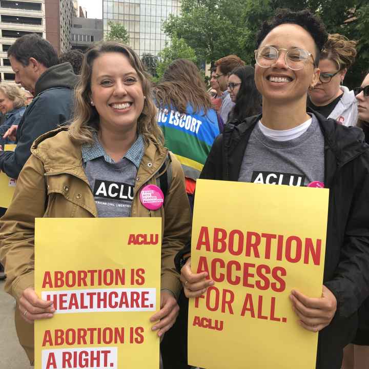 abortion rally indiana statehouse reproductive rights aclu