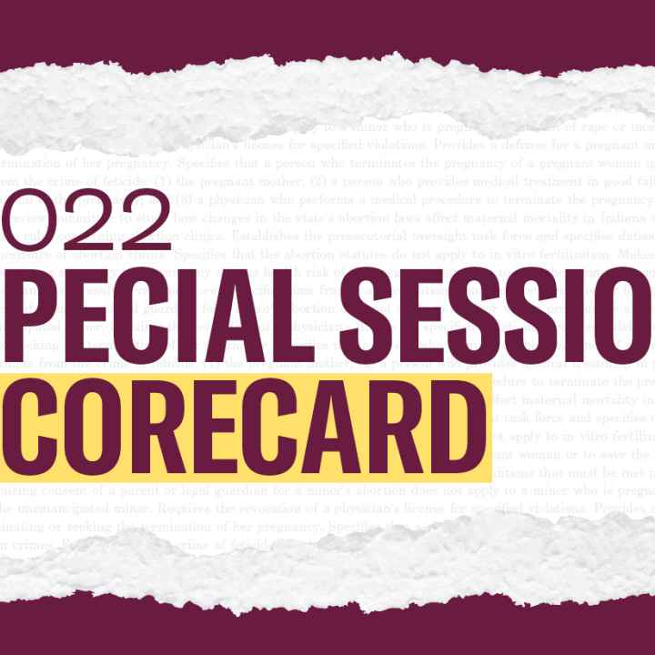 2022 Special Session Scorecard